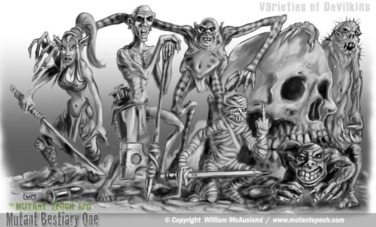 mutantlord's tweet photo. Devilkins
Speculation has it that these foot tall humanoids were developed as children’s playthings, or infiltration units, or even pilots for very smart bombs. From page 39 of mutant bestiary one.
https://t.co/B2HBnfvlrz
#devilkin #fairies #humanoid #fairy #RPG #ttrpg #mutant https://t.co/LPZLM53T7K