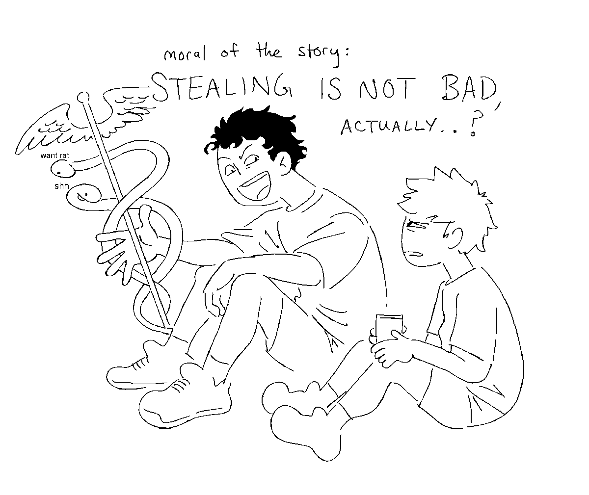 hades game compelling me to make percy jackson fanart in this day and age? 