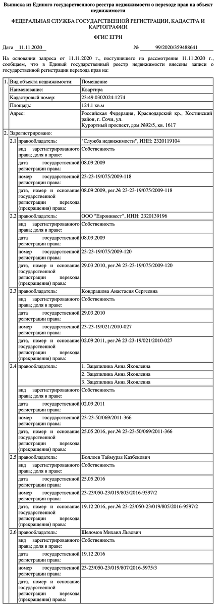 Navalny says a registration form for a small apartment in Sochi is the first and only document formally linking the families of Putin and Kabaeva (her grandma sold it in 2011 and Putin’s cousin bought it, a few years later).