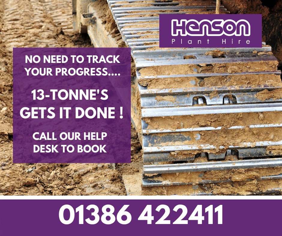 hensonplanthire's tweet photo. Our 13-Tonne excavators are perfect for any large-scale groundwork projects. Available for long or short-term hire and comes with our highly experienced drivers…..
For more information please call our hire desk on 01386 422411 

https://t.co/RFGZxRqJ8f https://t.co/djdOBk6kAF