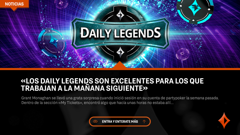 📰NOTICIAS📰 bit.ly/3nYyjXo

La semana pasada, Grant Monaghan (<a href="/GrantMonaghan5/">Grant Monaghan</a>) 🇬🇧 se llevó una grata sorpresa cuando inició sesión en su cuenta de #partypoker. 
¡Terminó en la cima del Leaderboard 3 del Legend of the Week sin ni siquiera saberlo! 😄