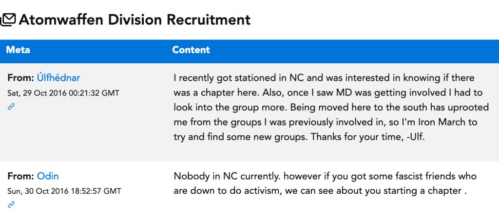 8/ Salvadalena posted some pretty rotten stuff on Discord and Iron March. Also, he claimed to be a member of extremist groups and sought connections with other groups.
