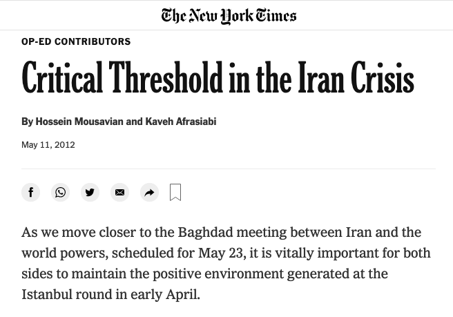 There are many like Afrasiabi, "who conceal the full extent of their work for a foreign government when the law requires disclosure" & should "face consequences for their actions.” Afrasiabi coauthored articles with Hossein Mousavian serving  #Iran regime.  https://twitter.com/EDNYnews/status/1351557840524218370