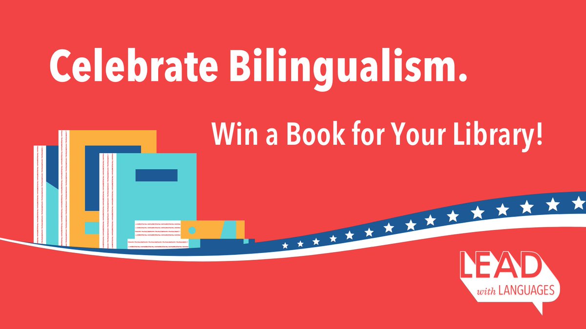 How can you easily advocate for #LanguageLearning in your community? Enter the 'America's Bilingual Century' Book Drawing! All you have to do is provide the name and address of your local library! Go to: bit.ly/3shBMUb @EarlyLang @JNCLInfo @NABEorg @BiliteracySeal