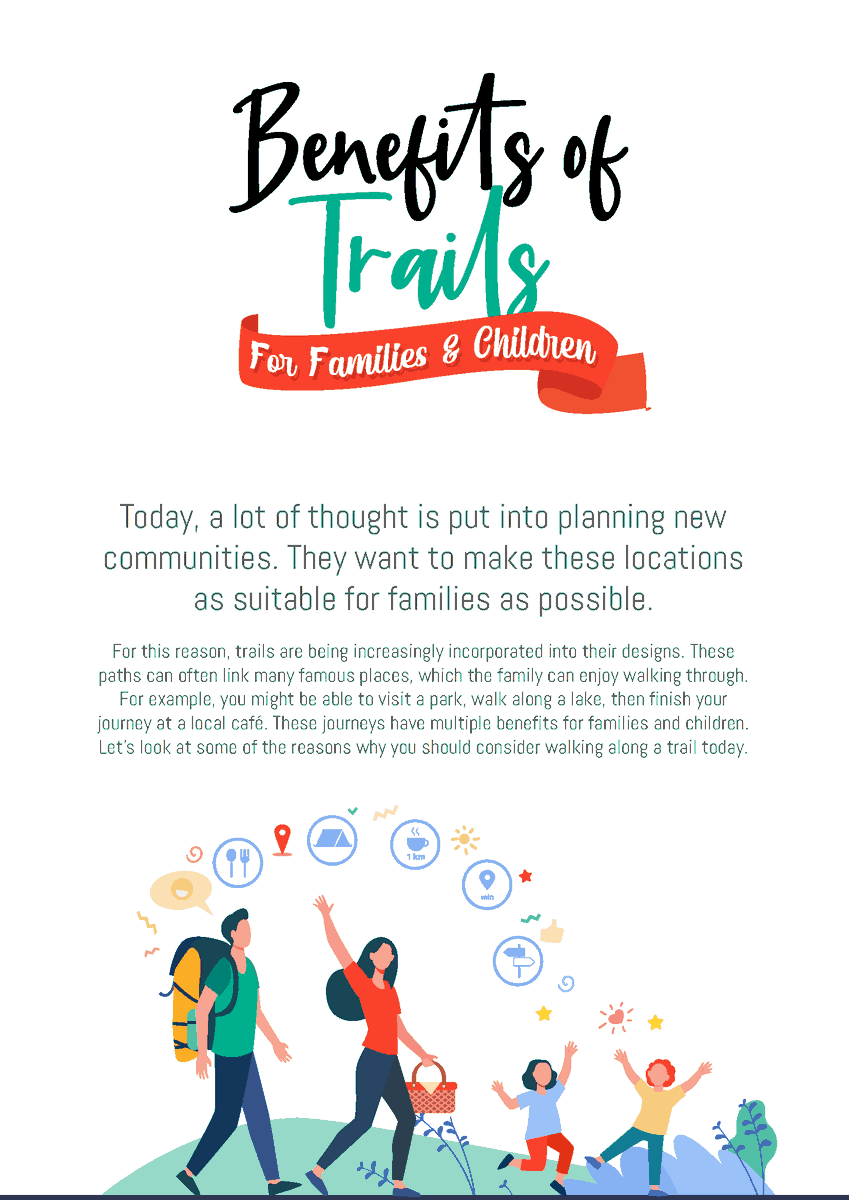 creativerecsys's tweet photo. Benefits Of Trails For Families And Children
#montessorifrombirth #activitybasedlearning #socialresponsibilty #happychild #joinourjourney #development #projectplayground #holisticlearning #education #children #edchat #asd #earlychildhood #ece https://t.co/FLL2ZMZRNk