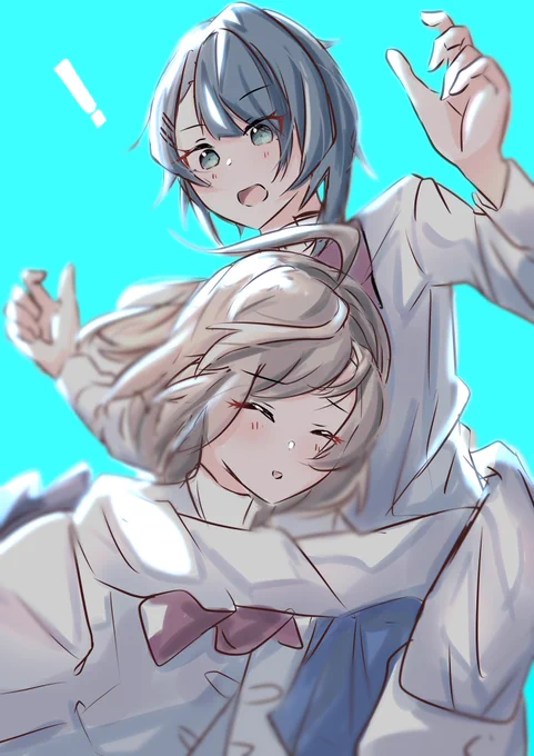 相澤一葉さんと佐々木藍ちゃんのイラストです!#アサルトリリィ #リリィ向上委員会 #アサルトリリィイラストCP #ラスバレ #ラスバレ事前登録中 