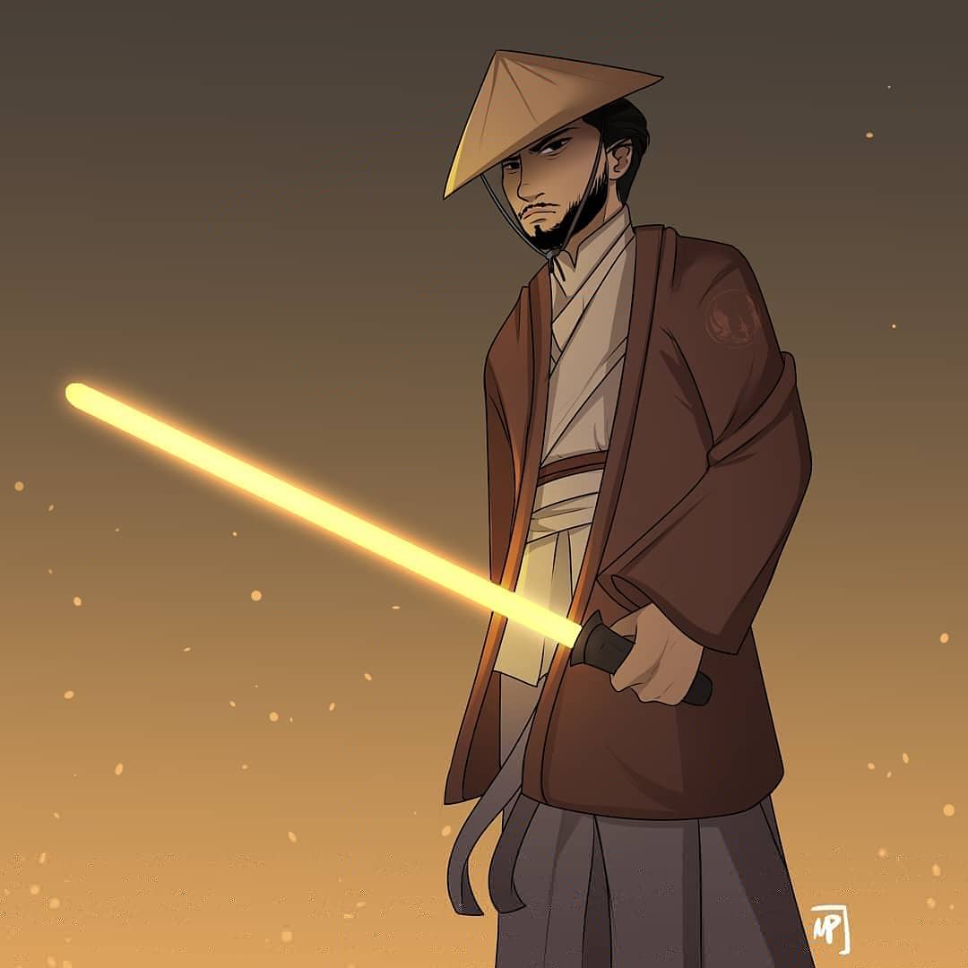 #ISWV #IStandWithVic 
Vic likes the Jedi character I based off of him. I told him that Kiv Waylighter was as devoted to the Jedi order and the force as he was to Jesus. I also showed him my other Jedi character, Tosh Mobuto. None of this would've been possible w/o @rinachan003