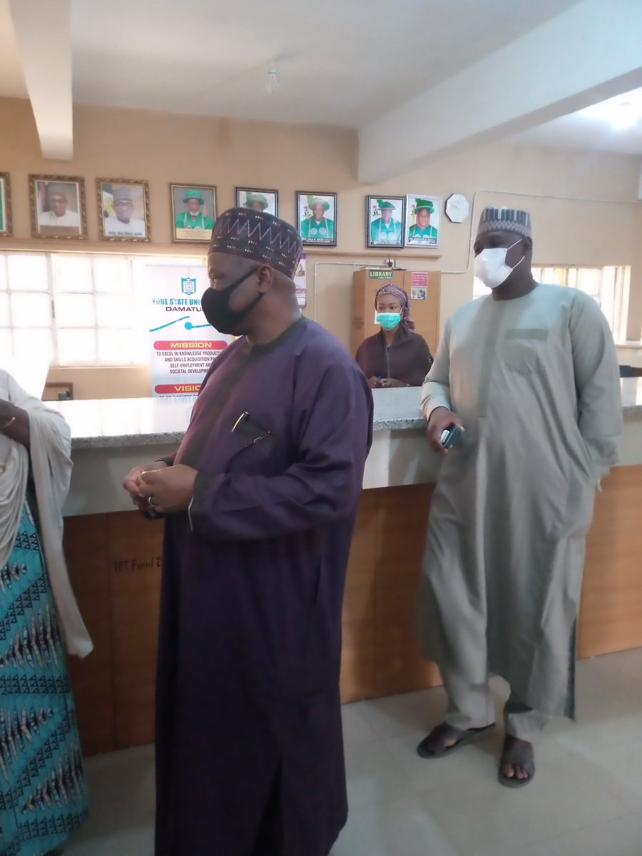 DauraProf's tweet photo. Earlier today, I inspected our campus to see the compliance with @NCDCgov protocols towards #COVID19. I am satisfy with the level of compliance, as both staff and students are equally happy.
@YobeStateGovt 
@BuniMedia https://t.co/j9eBMzUr69