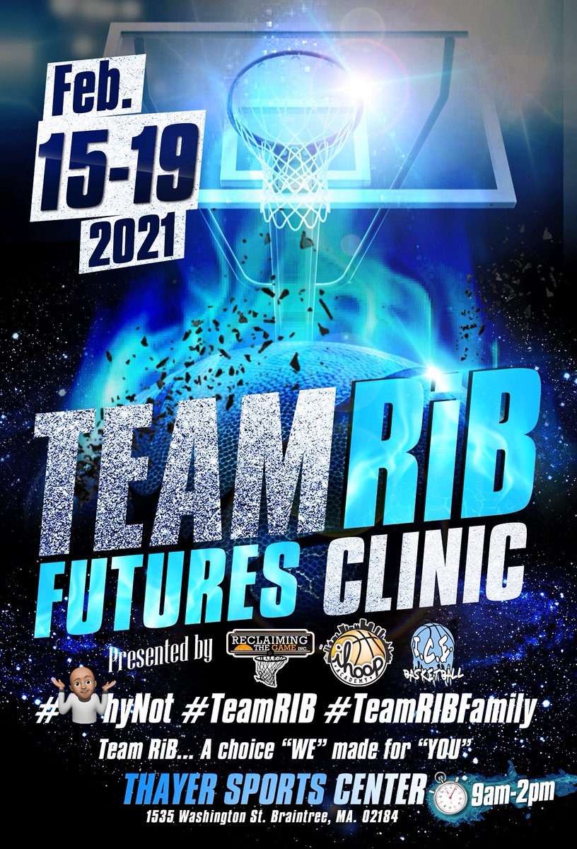 iHoopAcademy's tweet image. We are back‼️‼️‼️ 
Early Bird Special🚨🚨🚨 
Click the link 👇🏽👇🏽 to see this amazing deal!!! 
A choice “We” made for “YOU” 
#🤷🏽‍♂️HYNOT #TeamRiB #Febbreak #specialdelivery 🚨🚨🚨

Sign up link: tinyurl.com/teamribfutures2