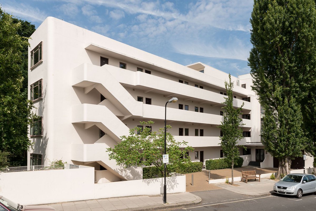 The Isokon Building, London. Wells Coates, 1934.