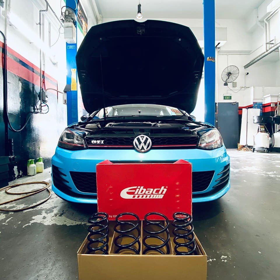 neudinamix's tweet photo. Stylish Golf 7 GTI came back for Eibach Pro-kit Kit lowering springs!
Enhance your vehicle outlook and handling dynamics while retaining comfort.
#unitronic #neudinamix #gti
#golf7 #golf7gti #eibach #eibachprokit #loweringsprings
#loweredlife #sgcars #sgbusiness #sg #ea888gen3 https://t.co/cSdQSXPJSo