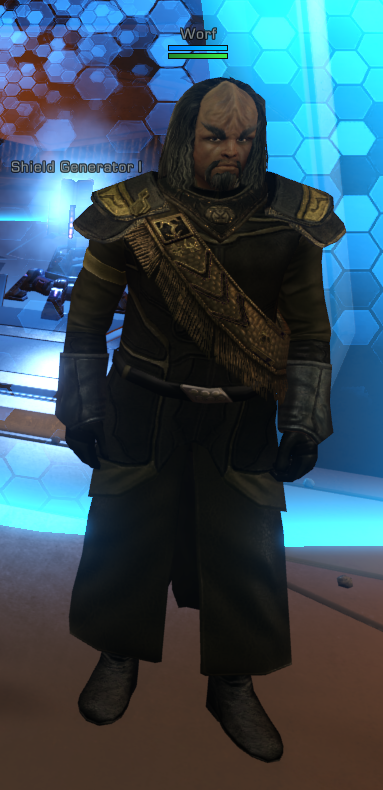 And, of course, this was the perfect time to revamp the costume for Worf.