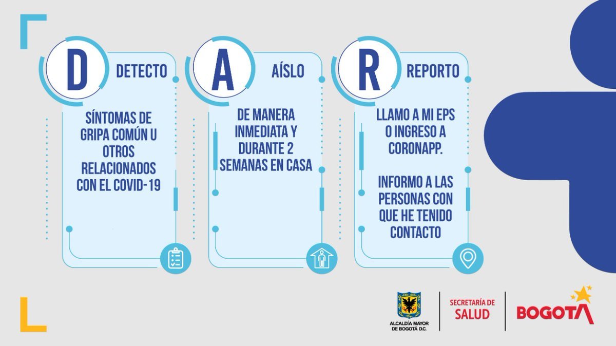 DrRomainBrunel's tweet photo. Recordatorio:
Las pruebas de COVID-19 son definitivas cuando son positivas, nunca cuando son negativas.
No debo esperar la prueba para aislarme si un contacto tiene síntomas, o si tengo síntomas.
Si mi prueba es negativa, igual termino mi cuarentena de 14 días. https://t.co/Grud1Rij1H