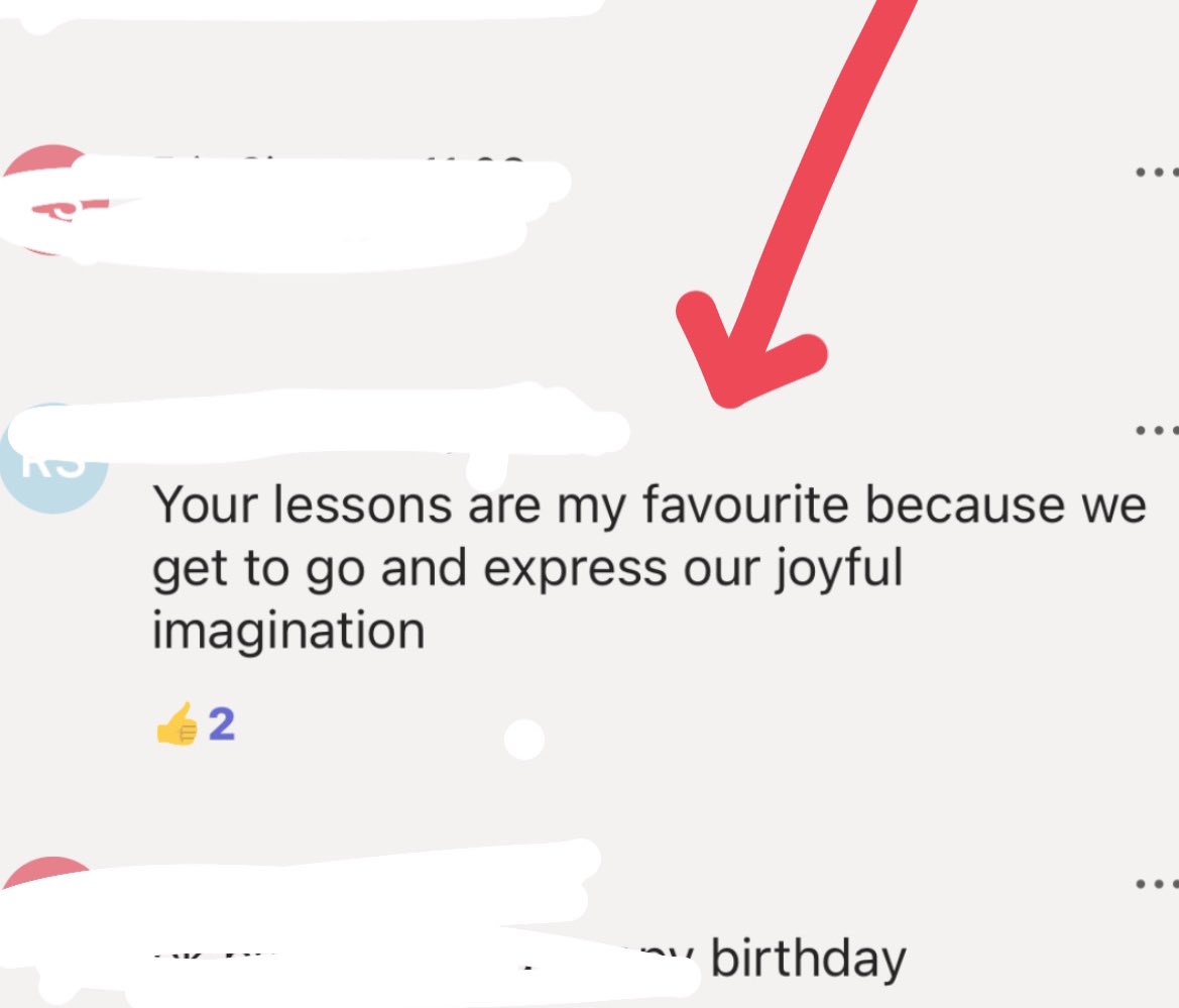 monahanif's tweet photo. Remote learning is all new but getting this message at the end of my lesson really made my day. ☺️ https://t.co/rY2PephwEt