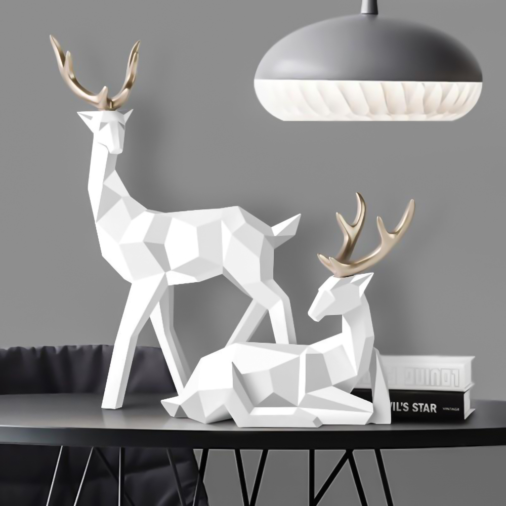 Bring the peace and tranquility of the woods into any space in a modern, minimalist design. The Deer Couple comes in both black and white to mix and match or create a uniform style for the room.

Shop Here: sprezzadesigns.com/collections/al…