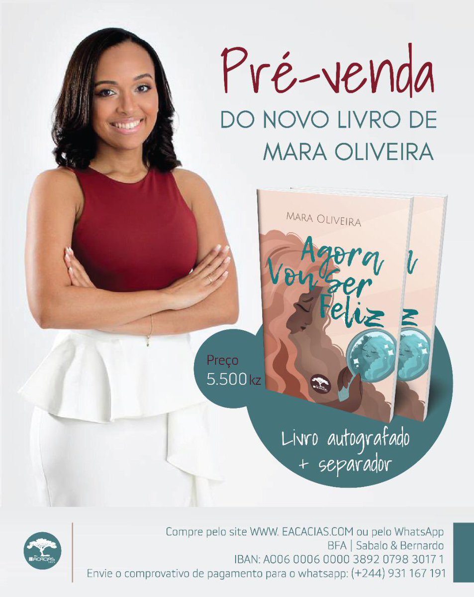 Está aberta a pré venda do “Agora vou ser feliz”💗