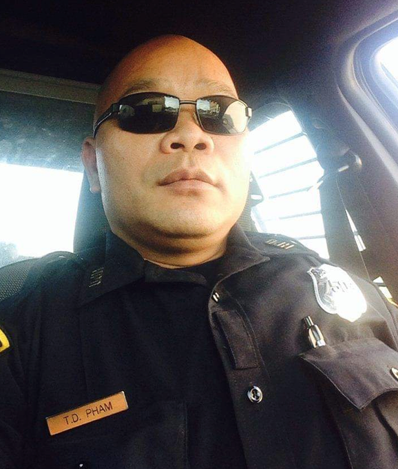 CHARGED: Tam Dinh Pham, 48, now-resigned Houston Police Officer is charged with knowingly entering or remaining in a restricted building without lawful authority and violent entry and disorderly conduct on Capitol grounds  https://huffpost.com/entry/houston-cop-entered-capitol-siege-lied_n_60071970c5b62c0057c0b1d2