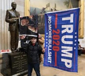 CHARGED: Tam Dinh Pham, 48, now-resigned Houston Police Officer is charged with knowingly entering or remaining in a restricted building without lawful authority and violent entry and disorderly conduct on Capitol grounds  https://huffpost.com/entry/houston-cop-entered-capitol-siege-lied_n_60071970c5b62c0057c0b1d2