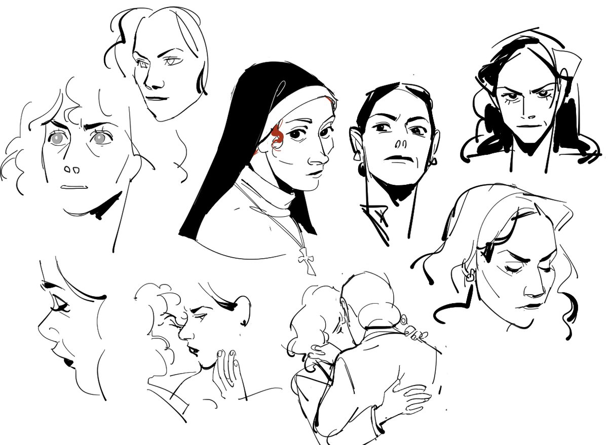 assorted misc maryisa sketches over the past few weeks ☺️☺️☺️
some screencap copies in the mix there too.