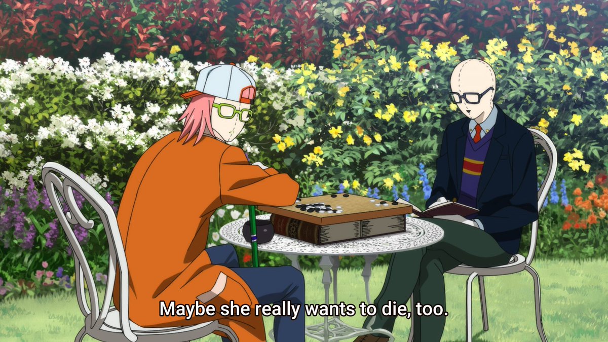 The intensity of the episode dials down, as the day has been saved once again! We get more tidbits about Neiru with Ai's interactions with the Acca duo. Whatever they might be implying by putting up Koito after those descriptive lines is some food for thought for sure.