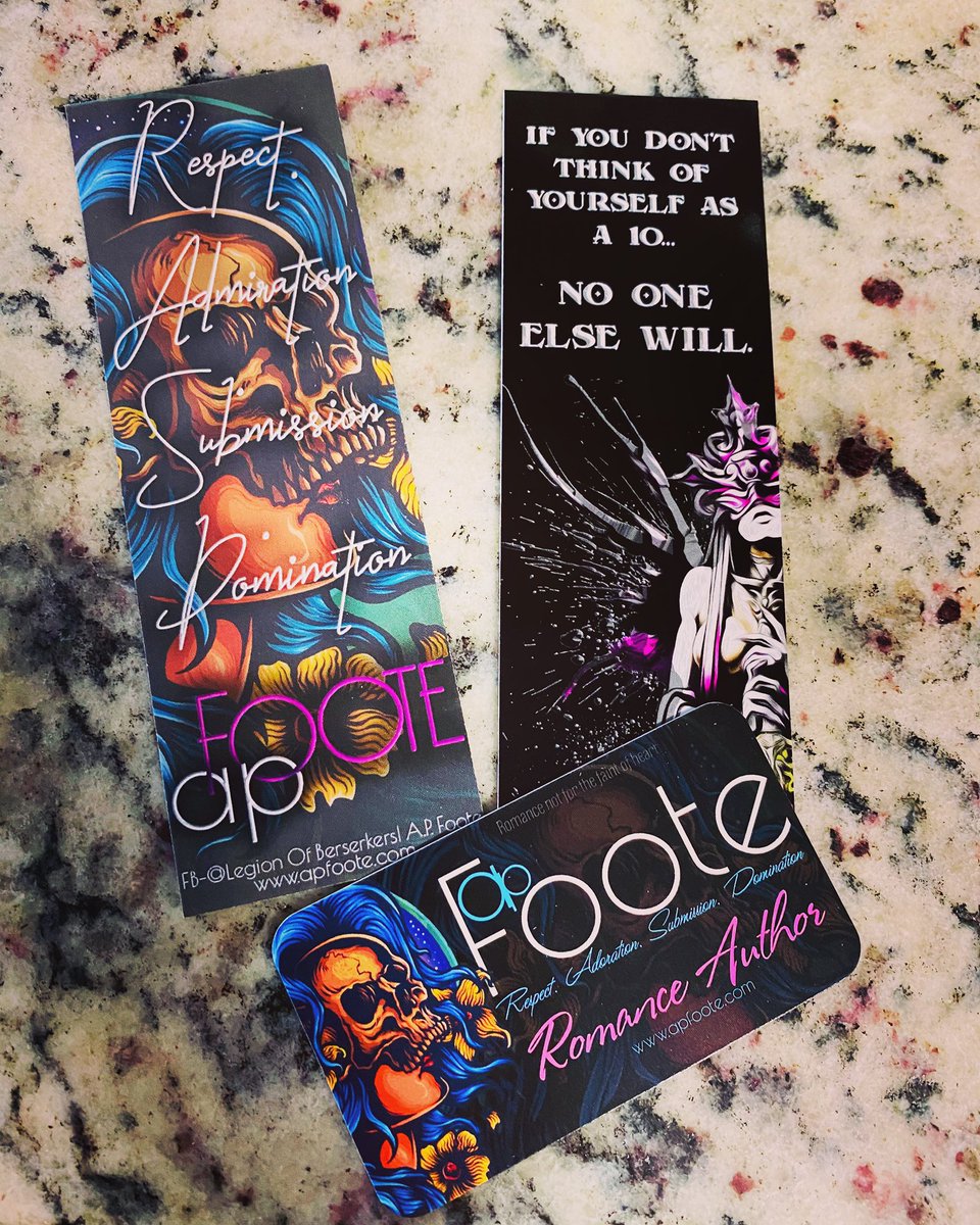 🎉Birthday presents are here🎉 #bookmarks #books #apfoote #indieauthors #reverseharem #author apfoote.com