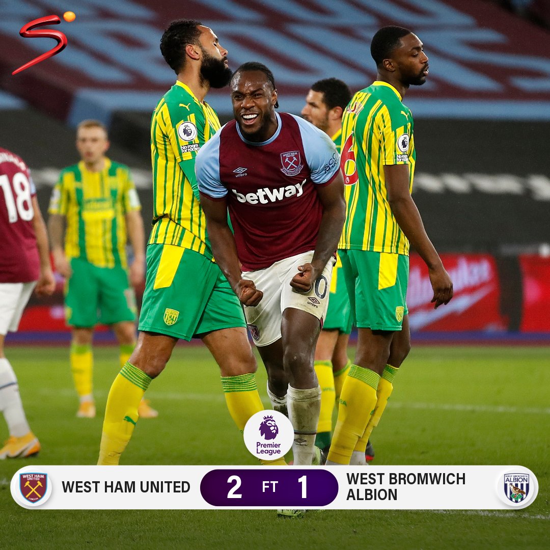 West Ham make it back-to-back wins in the Premier League to move into seventh on the table ⚒️
#PL | #WHUWBA