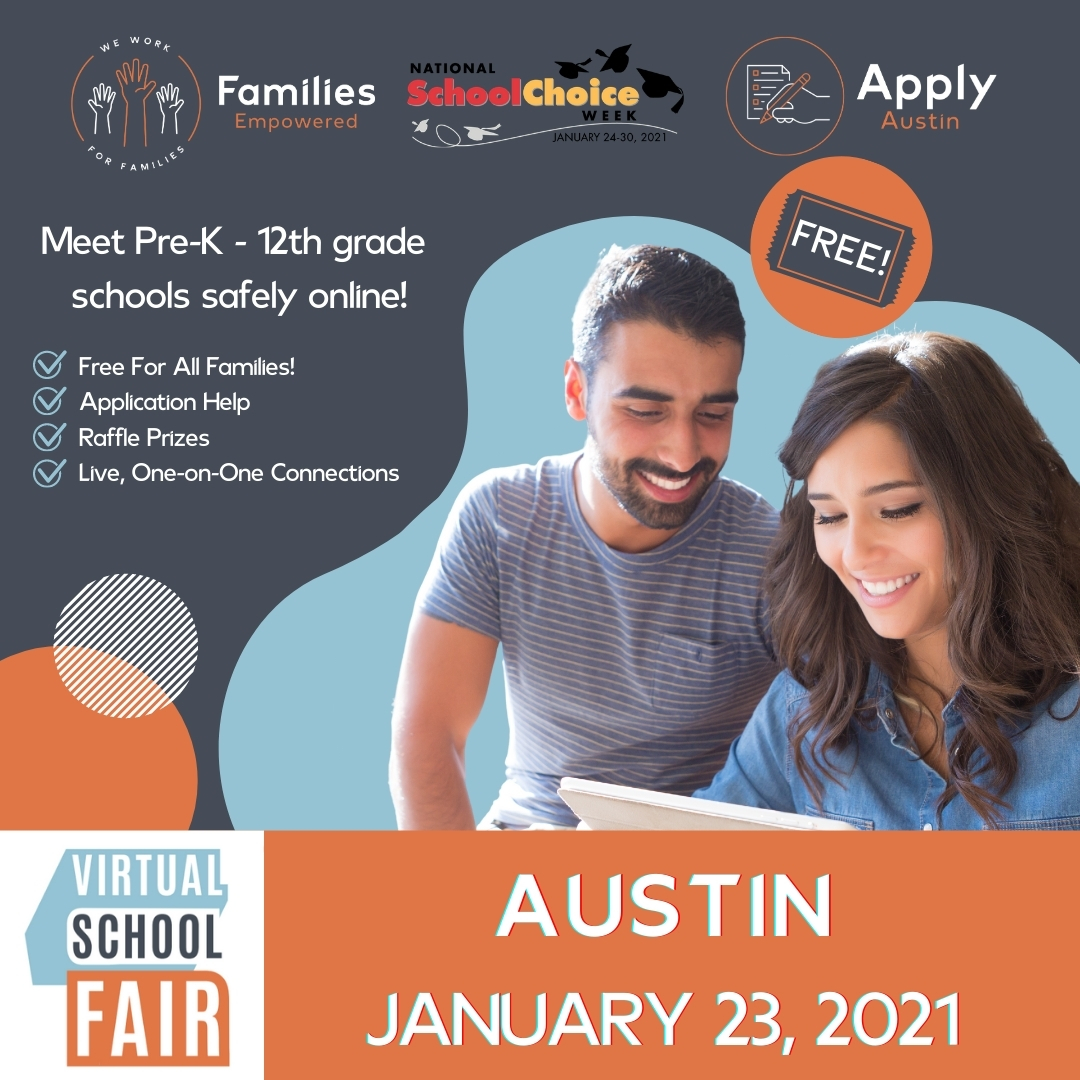 SanAcademy's tweet photo. Are you going to the 2021 Virtual School Fair? Don’t miss your chance to chat with PreK-12th grade schools live online, get application help, and win prizes for free! RSVP -> https://t.co/smBkzp3ANh https://t.co/wsKdEhtCKY