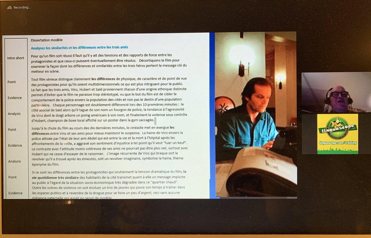 CristaHazell's tweet photo. Lovely model answer support for #alevel #language learners being shared by ⁦@sglover86⁩ #mfltwitterati #mflchat #langchat ⁦@linguascope⁩ but don’t forget the #markscheme https://t.co/DTunxWClqU