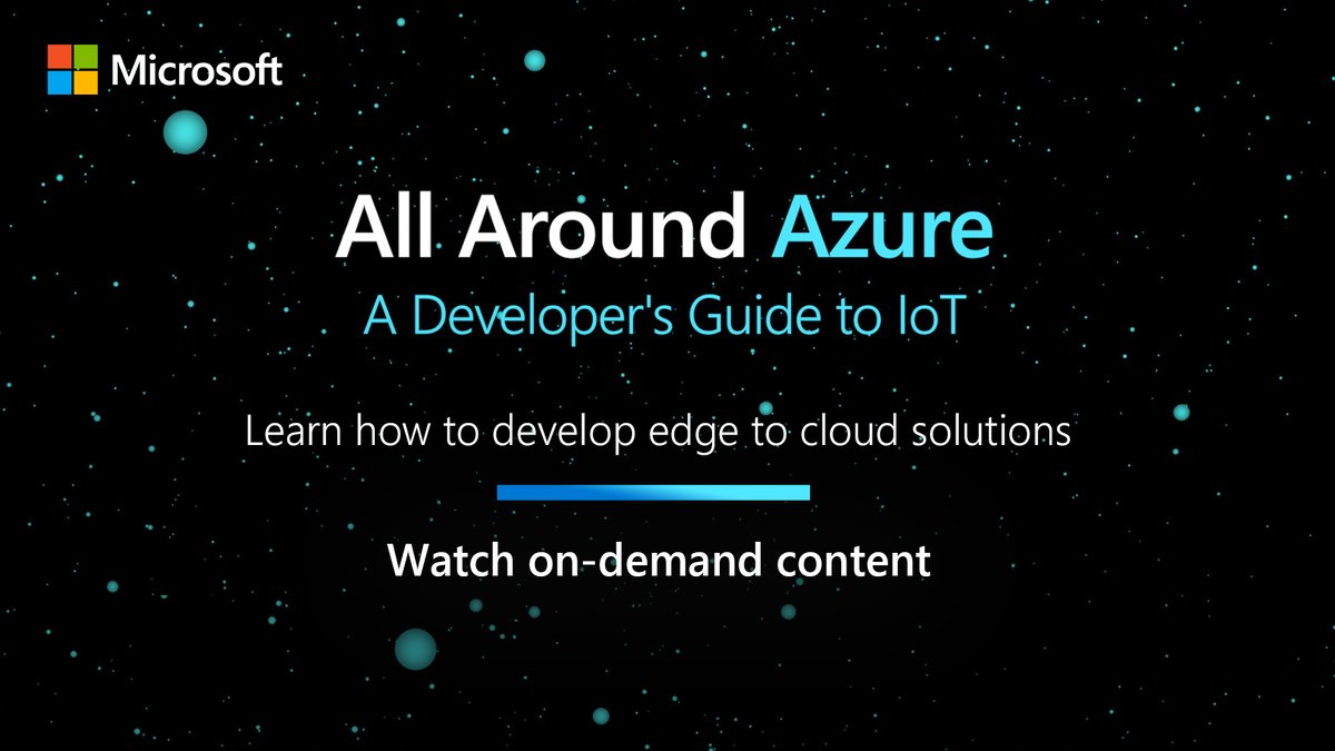 DaveR4444's tweet photo. Well that's a wrap for today's All Around Azure #IoT event. Fantastic job everyone delivering such great Azure IoT content! Check back soon for on-demand streams. https://t.co/dLaYn3xoaS @microsoftIoT
@MSIoTDevs #AAAIoT #AzureIoT #AllAroundAzure https://t.co/91VFLwTThL