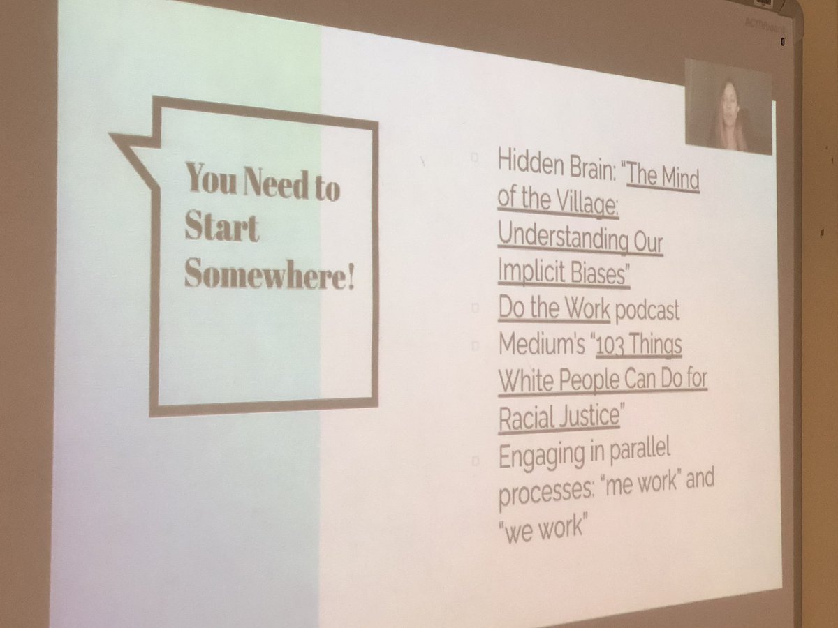 Our MGES Diversity, Equity, and Inclusion Team is learning together from <a href="/RAKlein6/">Rachel Klein, Ed. D</a> and her presentation from the #LeadingEquitySummit. We all need to start somewhere!