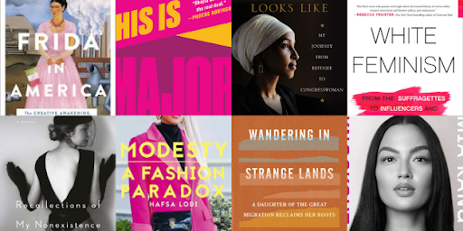 Books that were part of Booklist's "Women in Focus" celebration in 2020.