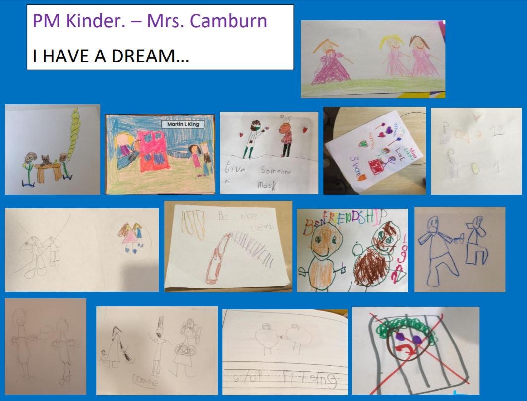 Butler celebrated Martin Luther King, Jr. Day in many ways: 
Each of our classrooms looked into the impact of Dr. King, Jr.'s words and how we can each achieve more by dreaming big.