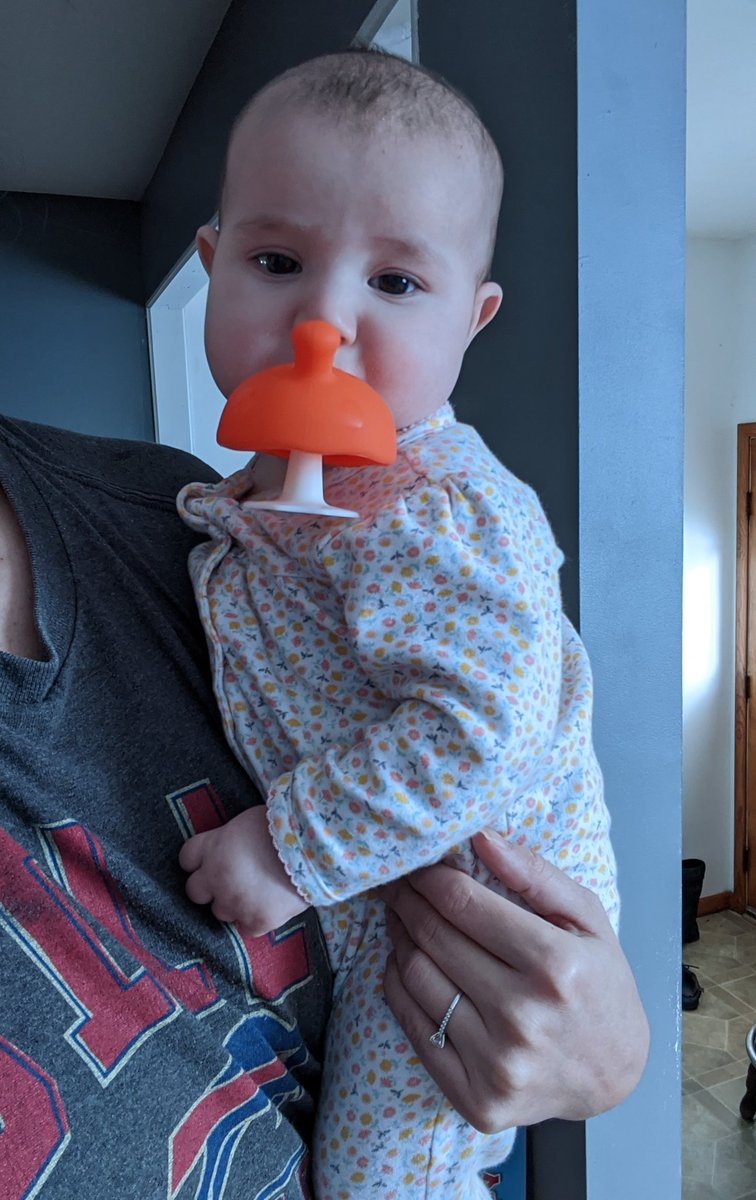 PAND4Burr's tweet image. Just hanging out with her shroomy