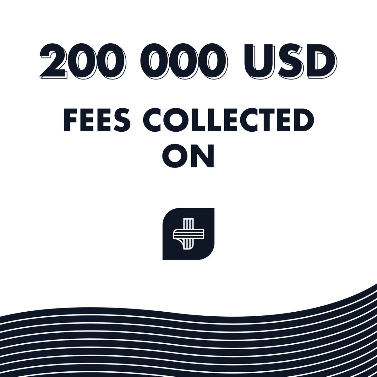 Thanks to swissfinance's technology, 200'000USD in fees have been collected. $SWISS