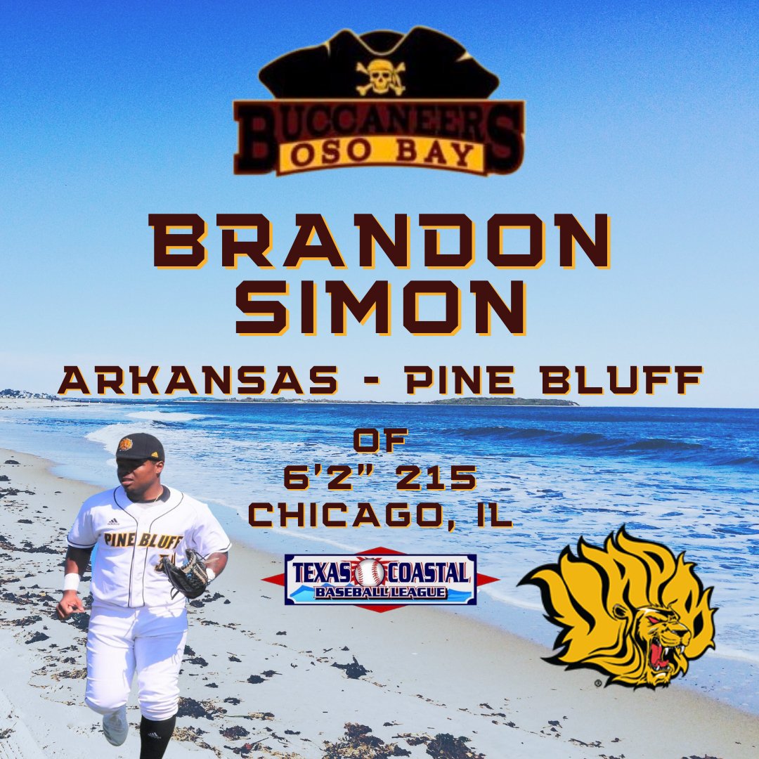 Welcome aboard the ship Brandon!

@B_Simon24 

@UAPB_BASEBALL 

#BucUp