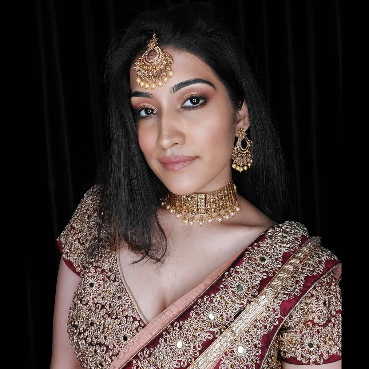 👩🏻‍🎨❤
Follow : @makeupbyritika 
#wedding  #partymakeup #openhairstyle #straighthair #jewellery #golden  #makeupforever  #sugar #nykaabeauty #morphe #hudabeauty #hudalipstick #forever52  #maccosmeticsindia #influencer #trendy #trendymakeup #TrendingNow #instagramposts #twitch