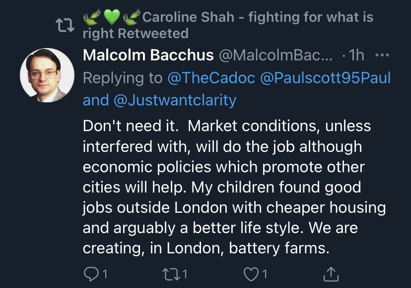 Struggling to understand how you could, in good faith, oppose a development over concerns about gentrification, but endorse pricing people out of owning homes in London.