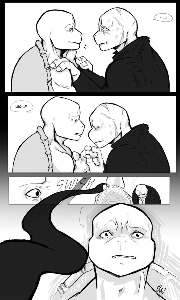 fowoart's tweet photo. When the brother you thought was dead turns up... and you realize how much you've fucked up. #tmnt #tmnt03 https://t.co/m3cllJaPAM
