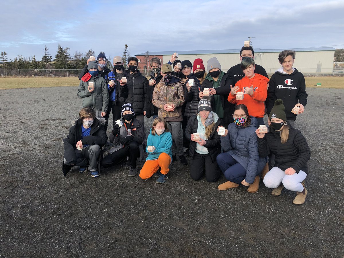 The grade 8 PE class at JMOC participated in some fun “Dart Outdoors” activities today as a part of Education Week 2021. <a href="/schoolsportsnl/">School Sports NL</a> #DartOutdoors <a href="/NLTeachersAssoc/">NLTA</a>  #3RS2021 #NLEduWeek2021