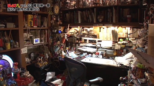 7- Also his studio looks like this