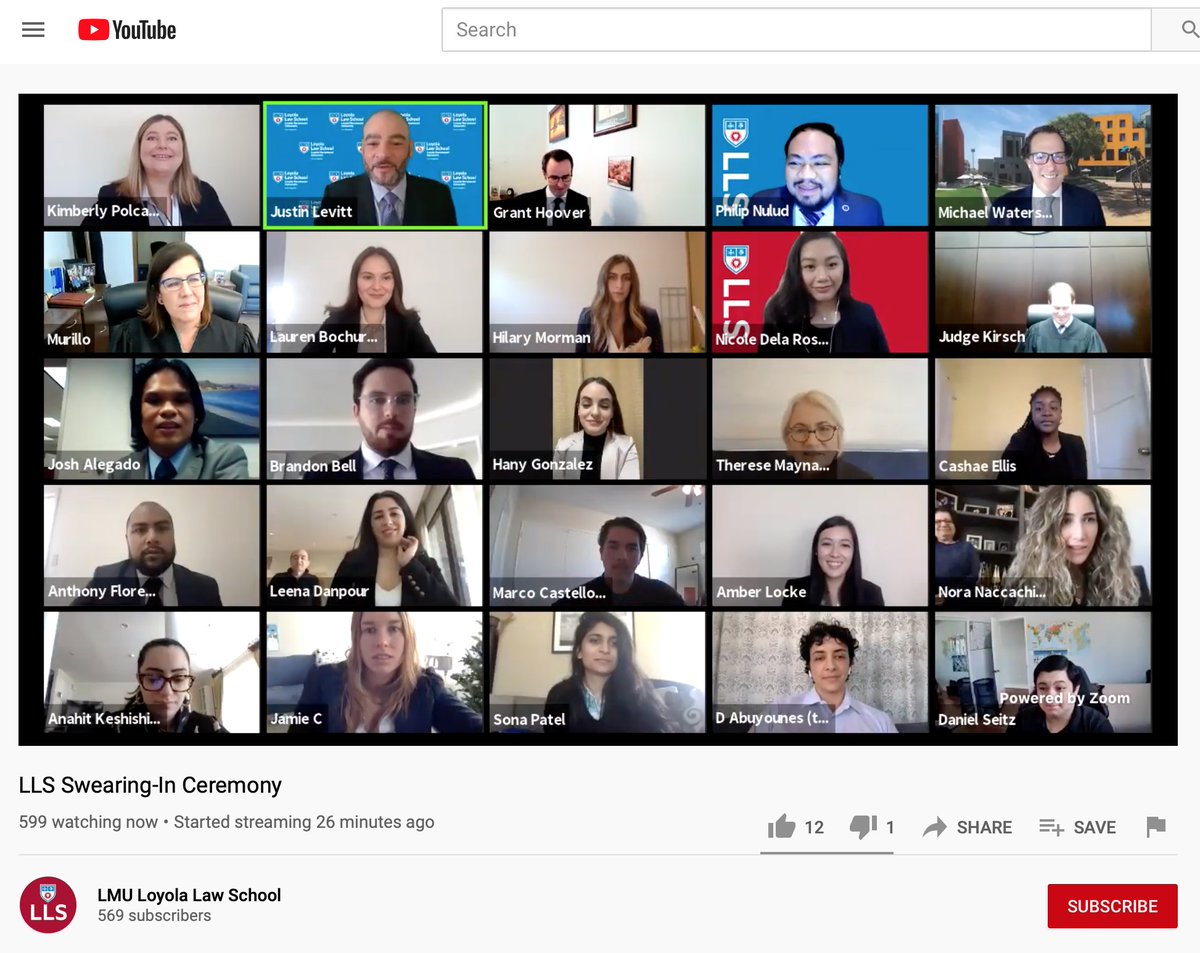 LoyolaLawSchool's tweet photo. Last week, #LLS celebrated its newest cohort of alumni sworn in by the state of California as attorneys. 

"You demonstrated a unique resilience that no class in our proud 100 year history ever has," said Dean Waterstone at #LLSSwearingIn.

Watch &amp; share: https://t.co/z4W26TAmLw https://t.co/Z308AOGZHd