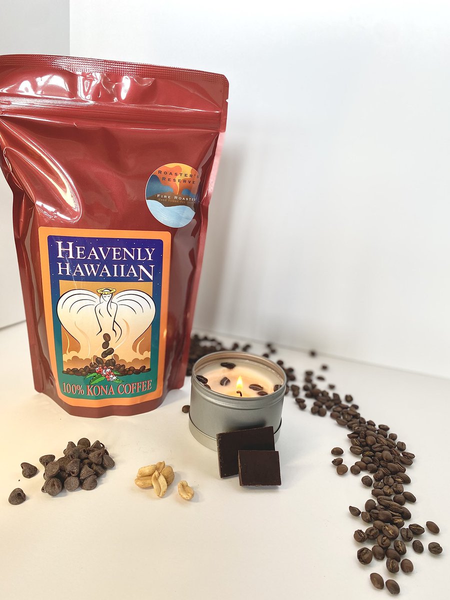 Have you tried our new Roaster’s Reserve Fire Roast? This super chocolatey and nutty coffee is the perfect thing to keep you warm on the cold winter days and nights! #coffee #kona #hawaii