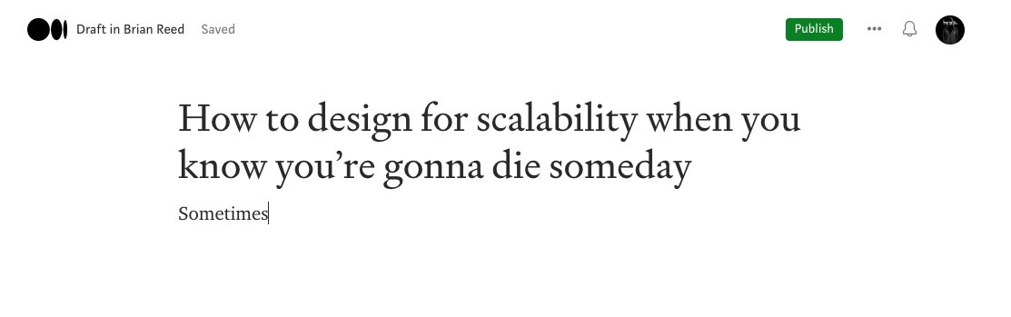 Working on a new Medium article to help you through your career's existential crisis