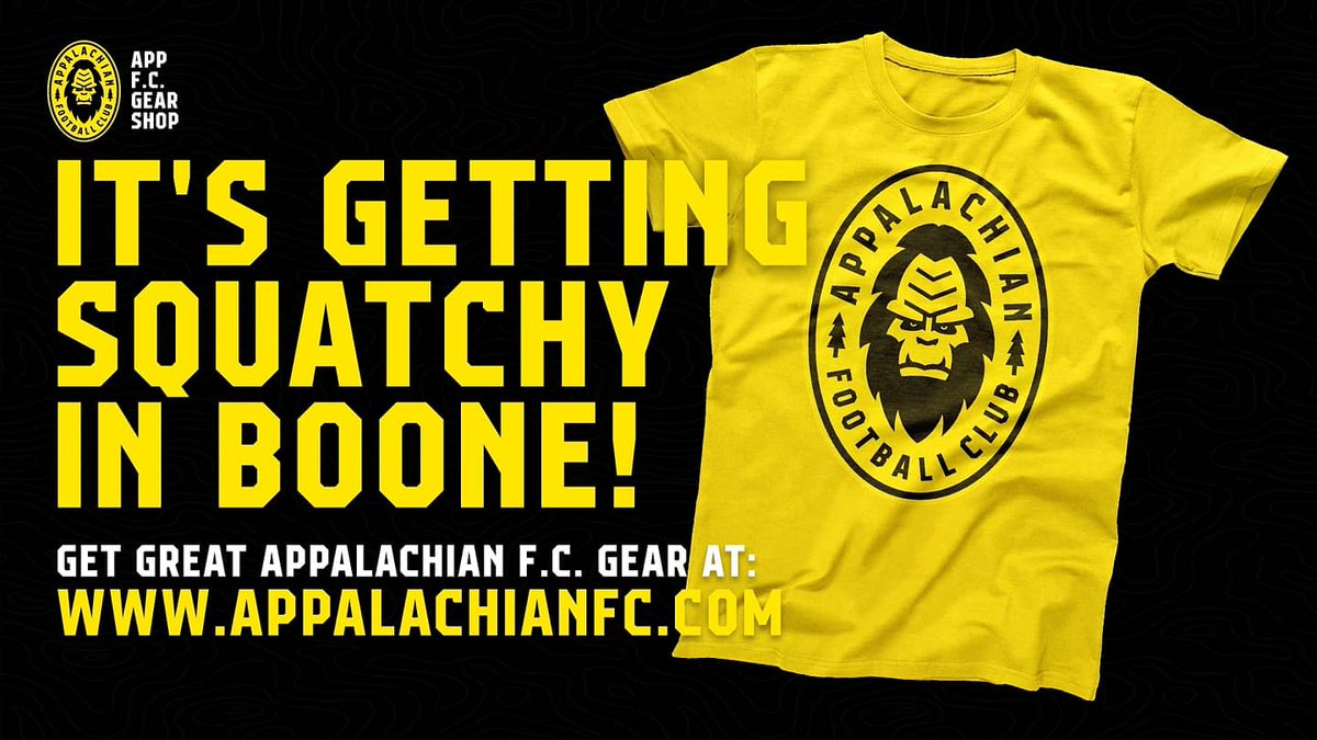 Starting Midnight Tonight: As a token of our appreciation for all of your amazing support, the BIG MAN has agreed to a 20% Off Sale for all Appalachian FC gear on Jan 20th. Midnight to Midnight. One day only. Use Promo Code 2020 at Check Out to Save 20% at https://t.co/N2VLEFX0Jo https://t.co/fxn7AYPRHZ