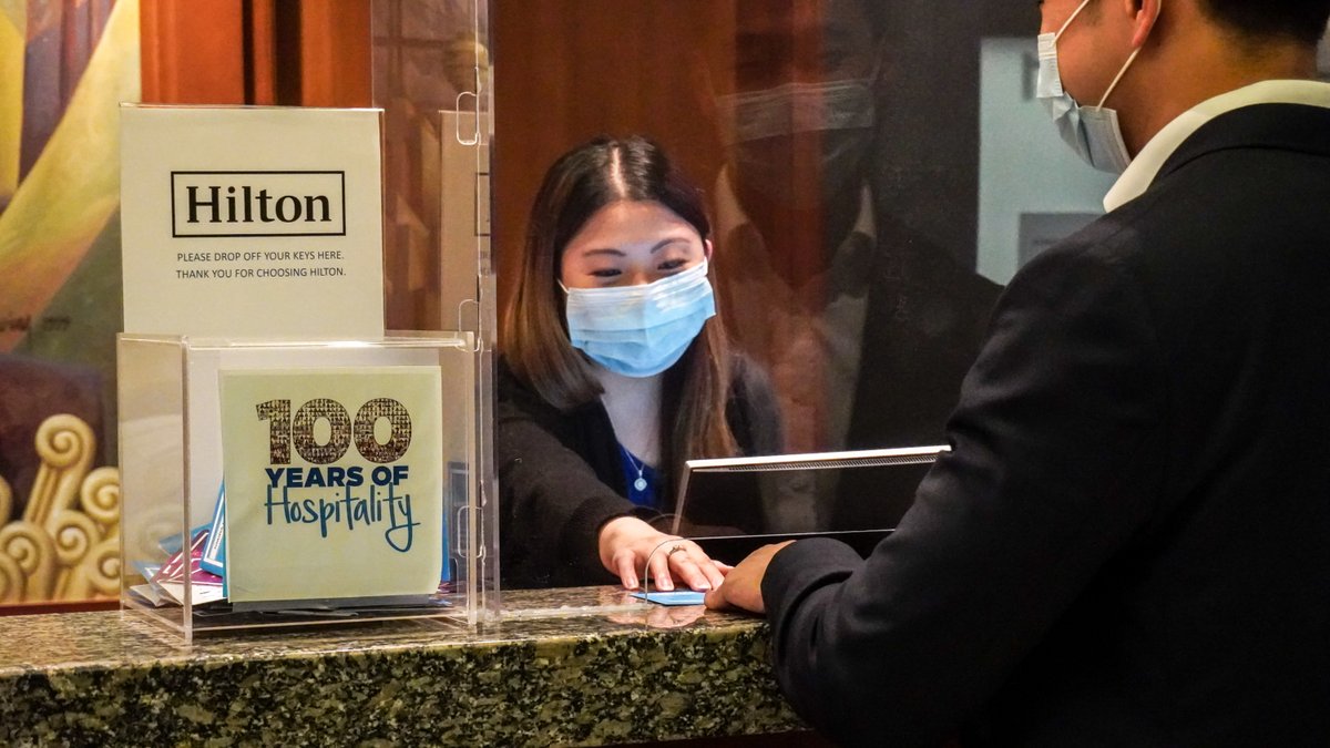 From contact-less check-in and Hilton CleanStay™ Room Seals to increased scheduled cleaning of public spaces, our team is working harder than ever to give our guests greater peace of mind from the moment you enter our doors.

#HiltonHotels #HiltonCleanStay