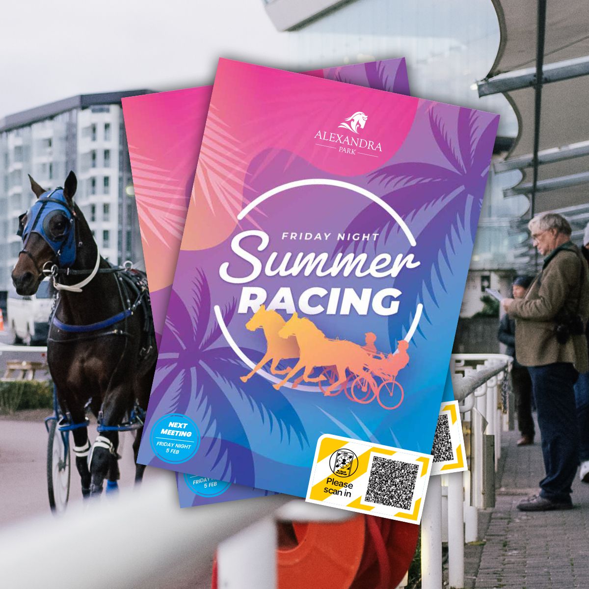 Celebrate Summer with some fun at the track this Friday night. ☀️🥂 🐴
Download your FREE copy of this weeks racing book.
buff.ly/3irwMb8