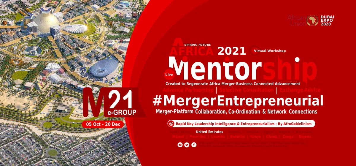 MergerPlatform's tweet image. #AfroGoldelinnism Merger Entrepreneurial Mentor-ship