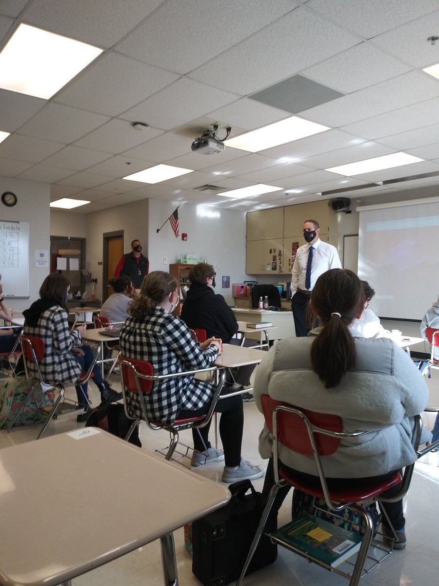 Thank you <a href="/mattrlacy/">Matt Lacy, Ed.D.</a> and <a href="/Dr_jlink/">Dr. John Link</a> for guest speaking in our Intro to Teaching class! Thank you for sharing your heartfelt memories and hilarious stories!