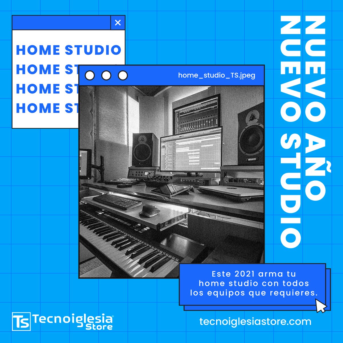 TecnoIStore's tweet photo. Estás en el mejor momento para invertir en tu Home Studio. Encuentra monitores profesionales, controladores MIDI, interfaces de audio y micrófonos de las mejores marcas y a los mejores precios. Sólo en https://t.co/ThAwp8flaG https://t.co/EjCx9LiECT