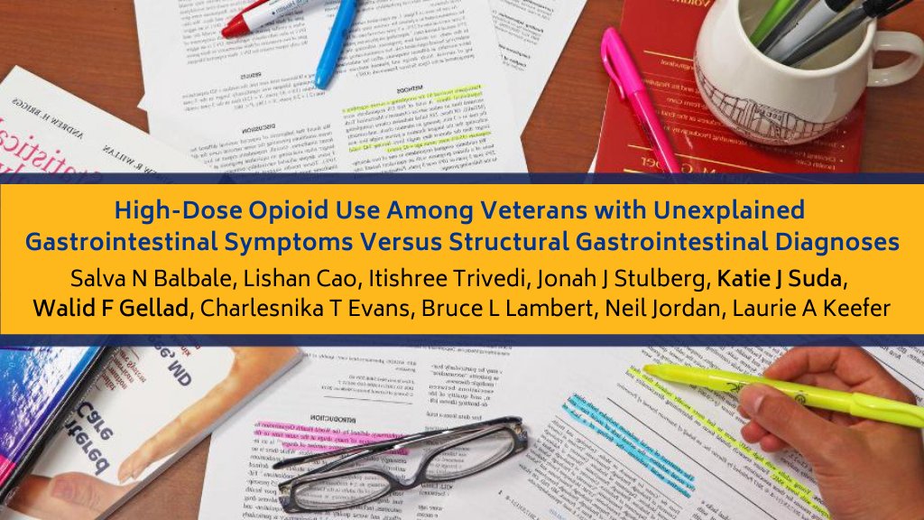 Pitt General Internal Medicine (@pittgim) on Twitter photo A study including PittGIM's <a href="/Sudamonas/">SUDAmonas</a> & <a href="/walidgellad/">Walid Gellad</a> found a significant subset of chronic #gastrointestinal patients in the VA are high-dose #opioid users—need to reduce high-dose use among Veterans w/ GI symptoms & diagnoses. <a href="/JJStulberg/">Jonah Stulberg</a> <a href="/bruce_lambert/">Bruce Lambert</a> link.springer.com/article/10.100… A study including PittGIM's <a href="/Sudamonas/">SUDAmonas</a> & <a href="/walidgellad/">Walid Gellad</a> found a significant subset of chronic #gastrointestinal patients in the VA are high-dose #opioid users—need to reduce high-dose use among Veterans w/ GI symptoms & diagnoses. <a href="/JJStulberg/">Jonah Stulberg</a> <a href="/bruce_lambert/">Bruce Lambert</a> link.springer.com/article/10.100…